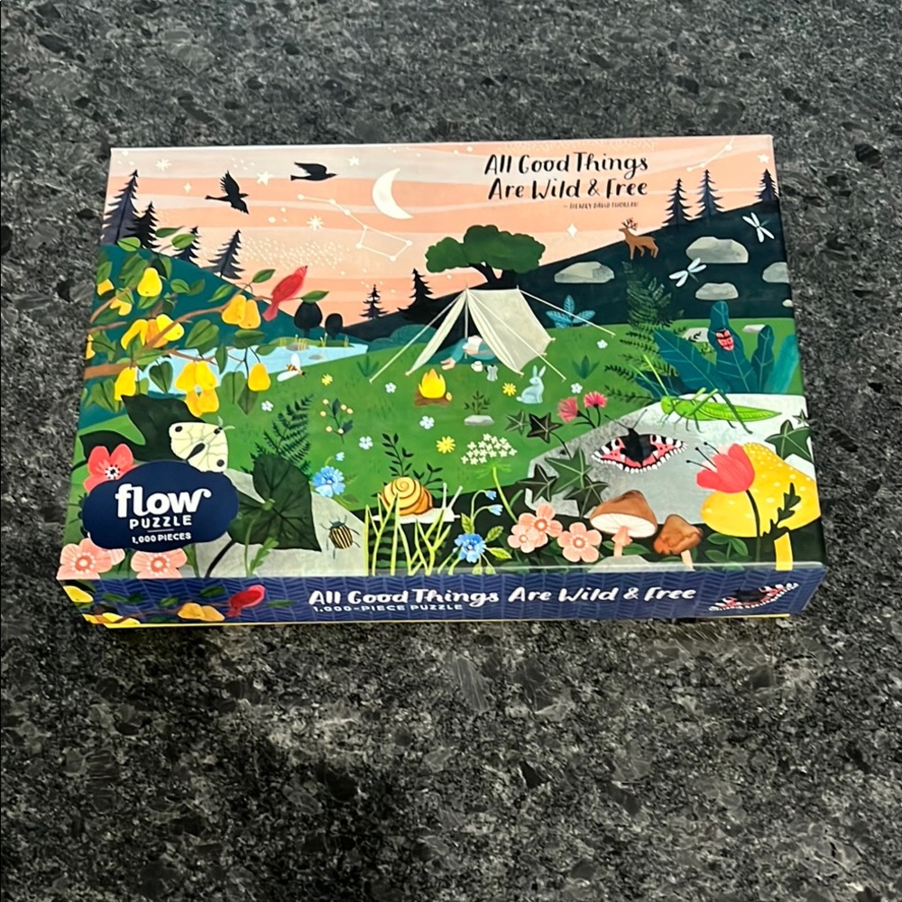 Flow Puzzle - All Good Things Are Wild & Free